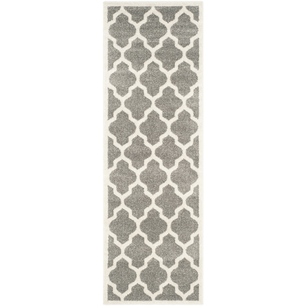 SAFAVIEH Amherst Collection AMT420R Dark Grey / Beige Rug Image 2