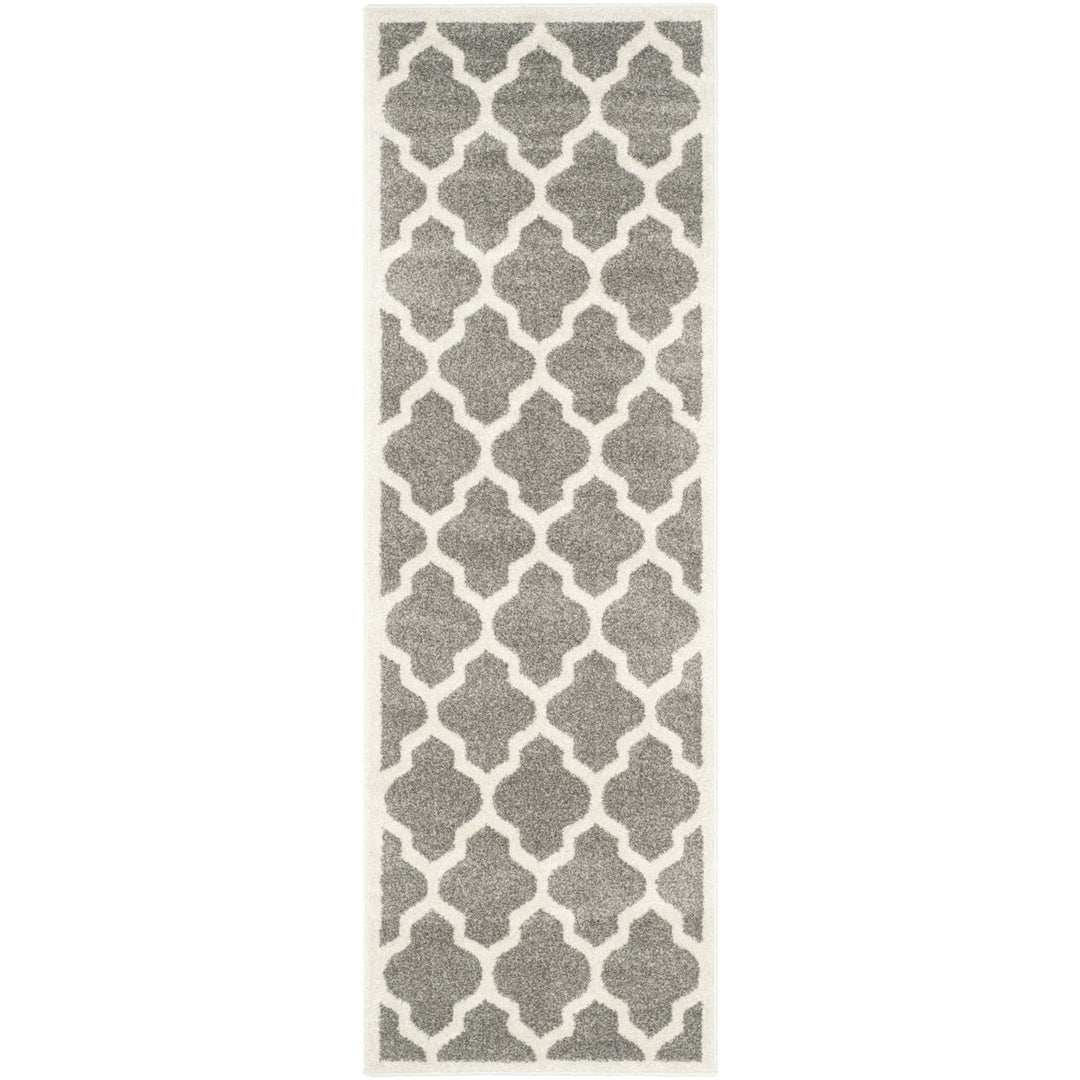 SAFAVIEH Amherst Collection AMT420R Dark Grey / Beige Rug Image 1