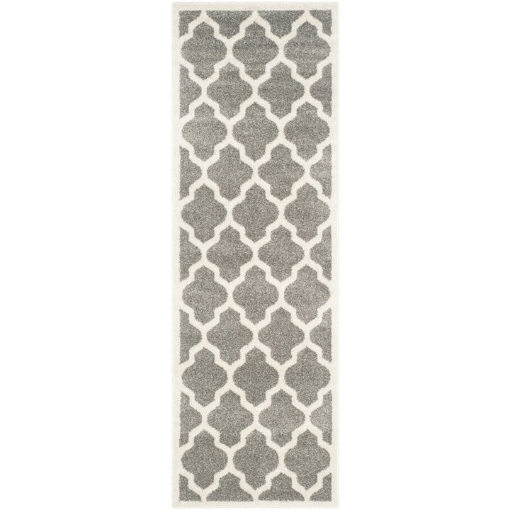 SAFAVIEH Amherst Collection AMT420R Dark Grey / Beige Rug Image 1