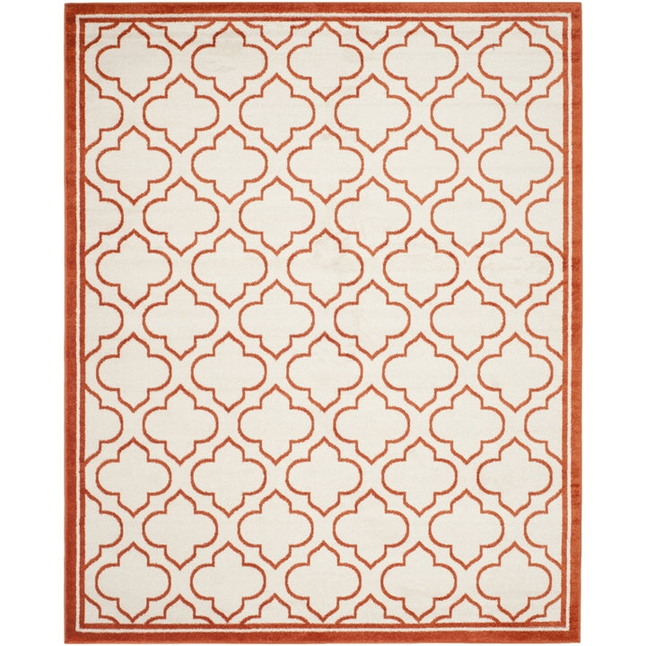 SAFAVIEH Amherst Collection AMT412F Ivory / Orange Rug Image 1