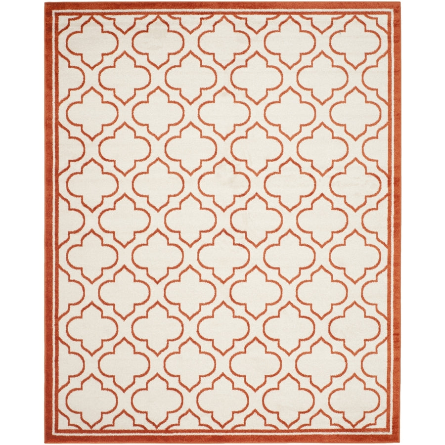 SAFAVIEH Amherst Collection AMT412F Ivory / Orange Rug Image 1