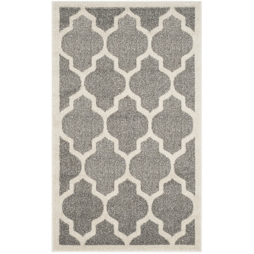 SAFAVIEH Amherst Collection AMT420R Dark Grey / Beige Rug Image 1