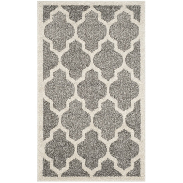 SAFAVIEH Amherst Collection AMT420R Dark Grey / Beige Rug Image 1