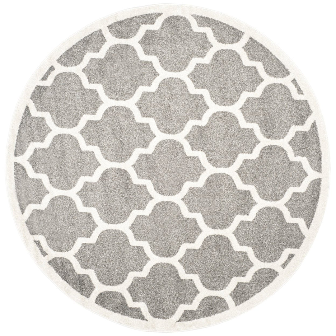 SAFAVIEH Amherst Collection AMT420R Dark Grey / Beige Rug Image 1