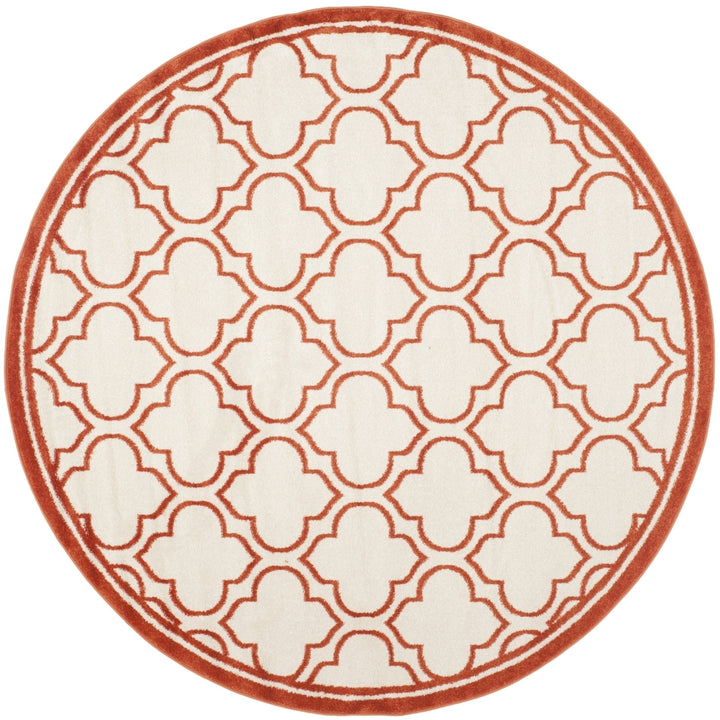 SAFAVIEH Amherst Collection AMT412F Ivory / Orange Rug Image 4