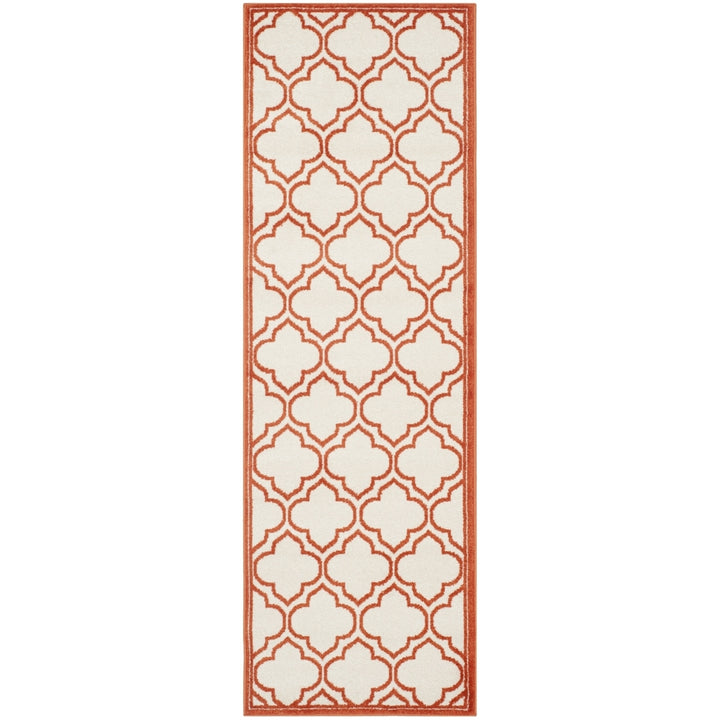 SAFAVIEH Amherst Collection AMT412F Ivory / Orange Rug Image 5