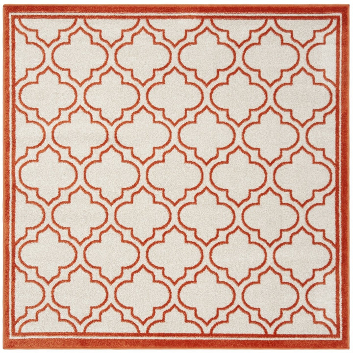 SAFAVIEH Amherst Collection AMT412F Ivory / Orange Rug Image 1