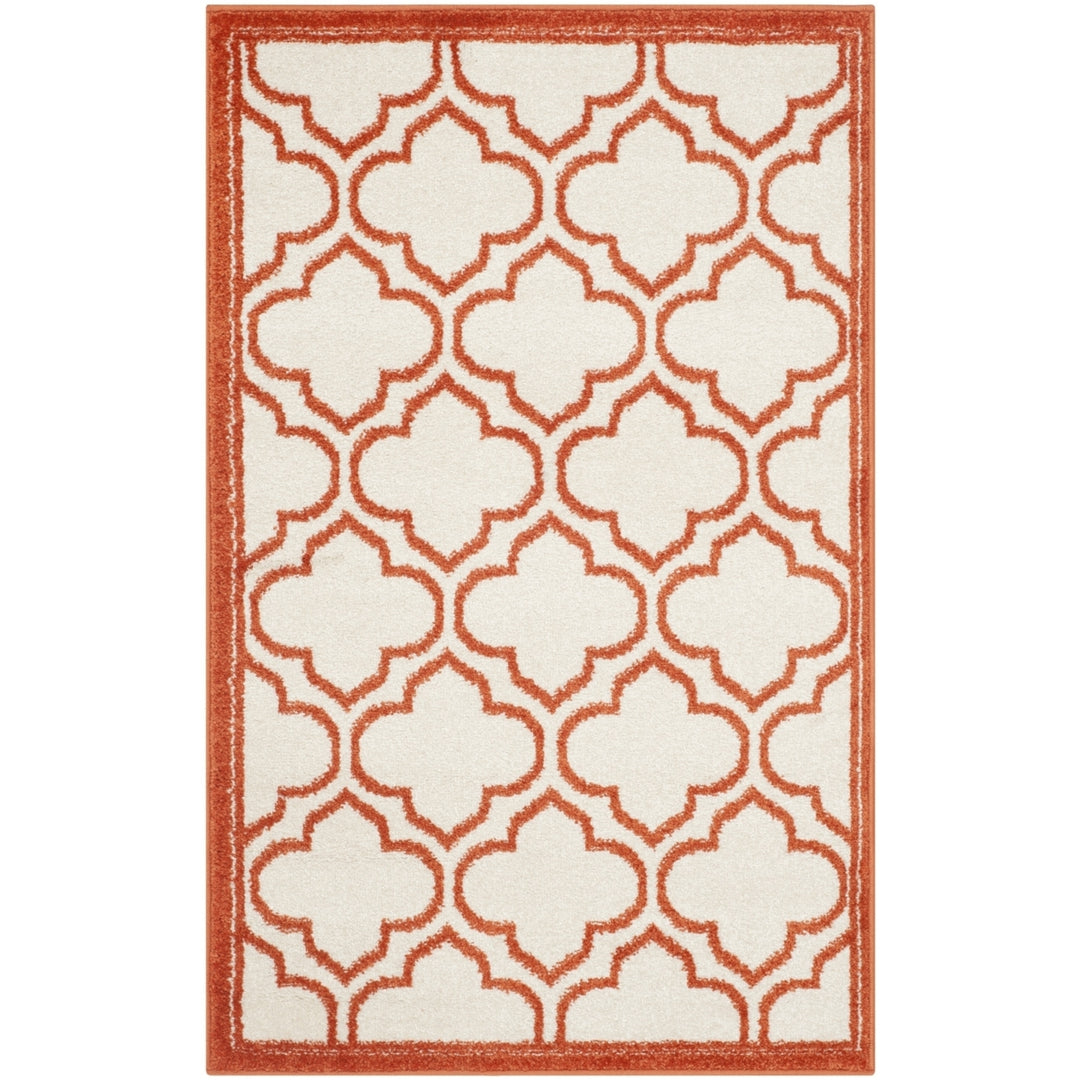 SAFAVIEH Amherst Collection AMT412F Ivory / Orange Rug Image 8