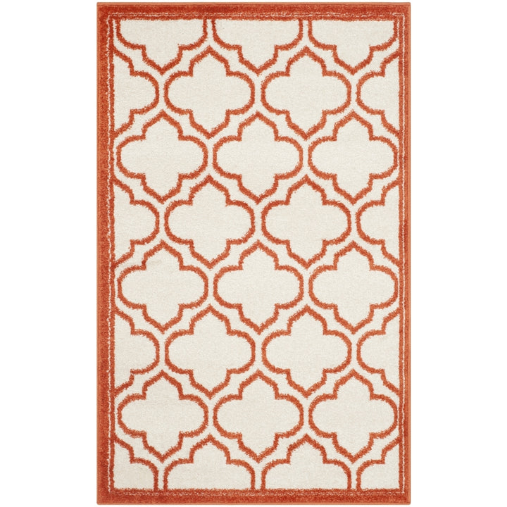 SAFAVIEH Amherst Collection AMT412F Ivory / Orange Rug Image 8