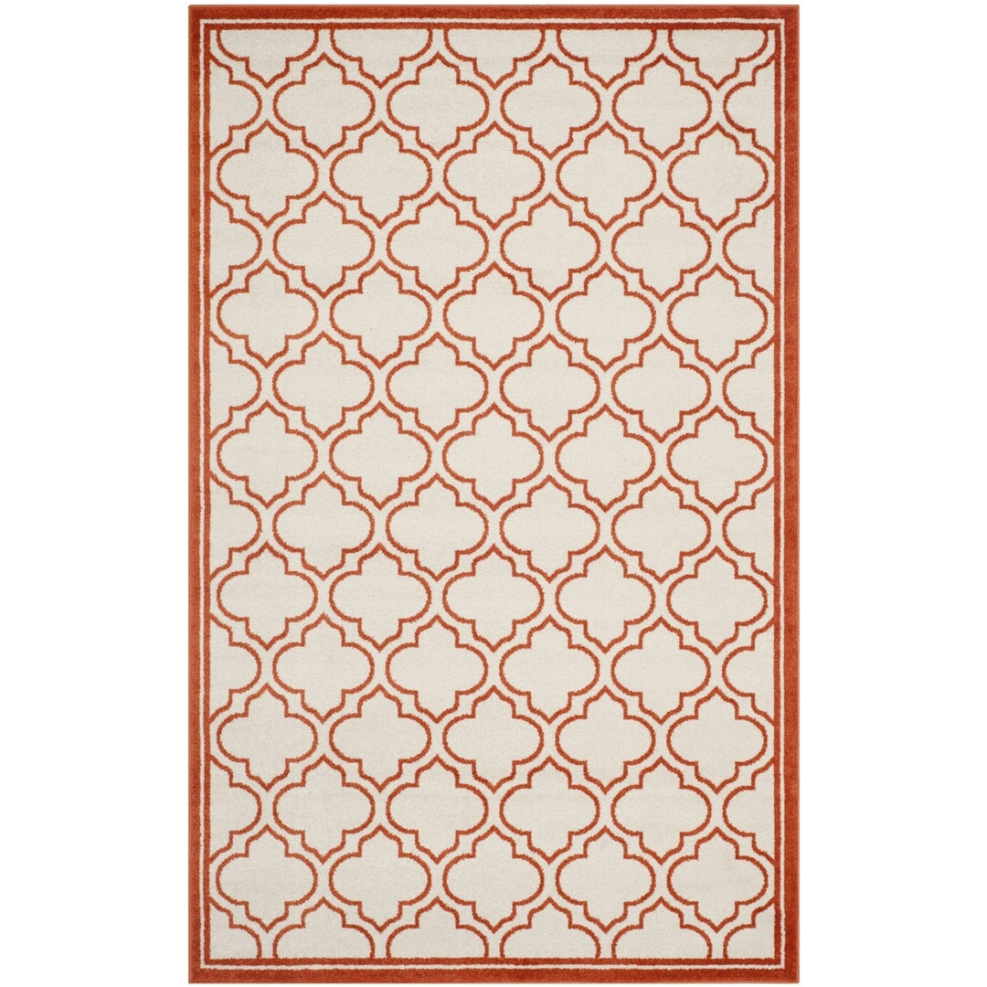 SAFAVIEH Amherst Collection AMT412F Ivory / Orange Rug Image 10