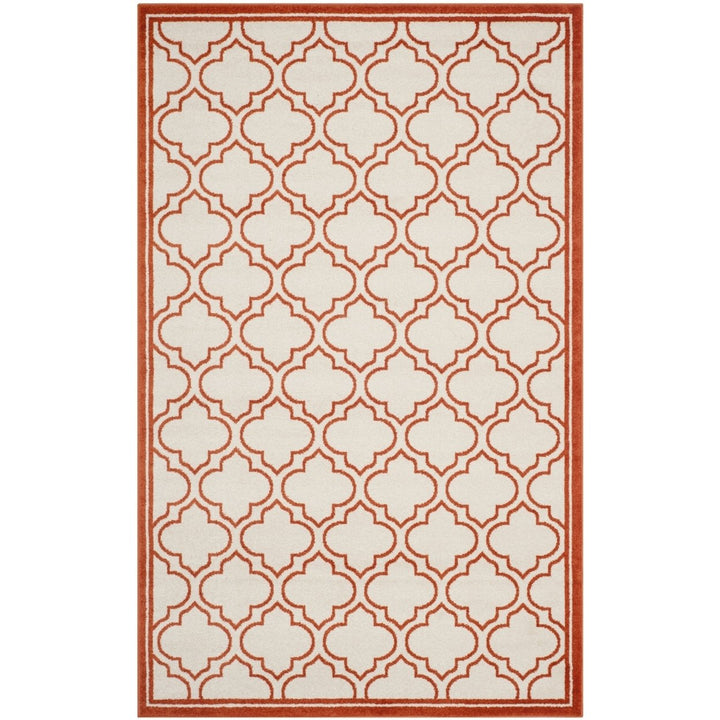 SAFAVIEH Amherst Collection AMT412F Ivory / Orange Rug Image 1