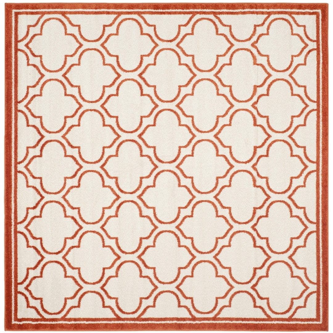 SAFAVIEH Amherst Collection AMT412F Ivory / Orange Rug Image 11