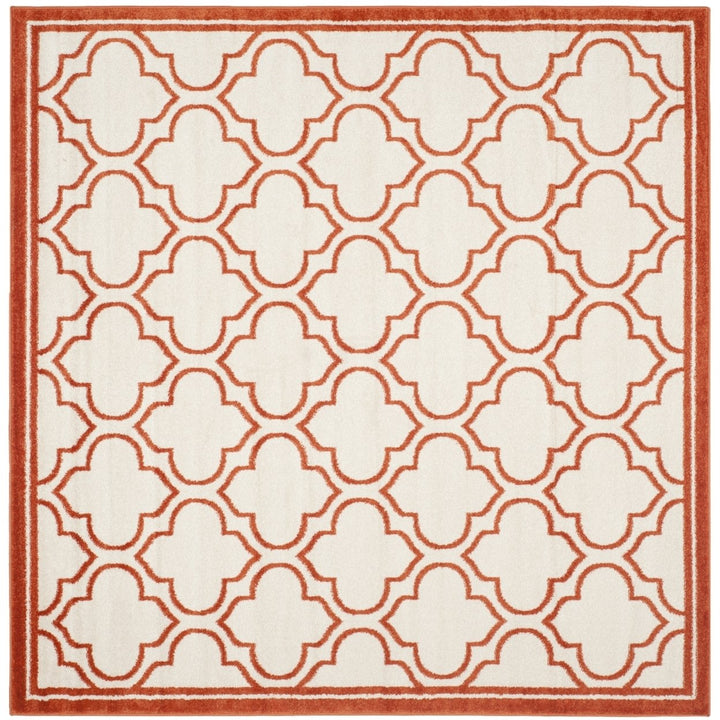 SAFAVIEH Amherst Collection AMT412F Ivory / Orange Rug Image 1