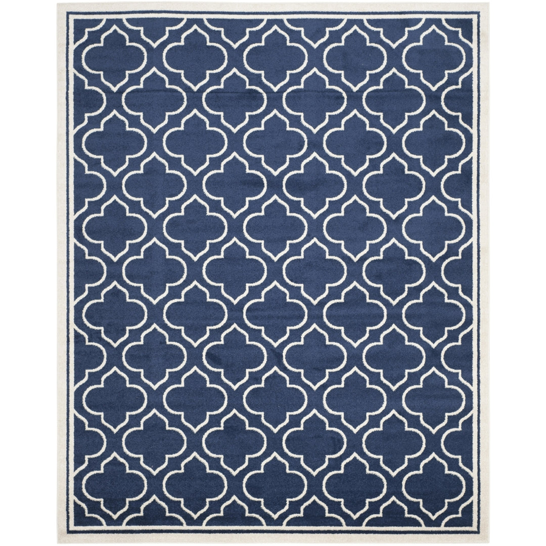 SAFAVIEH Amherst Collection AMT412P Navy / Ivory Rug Image 1