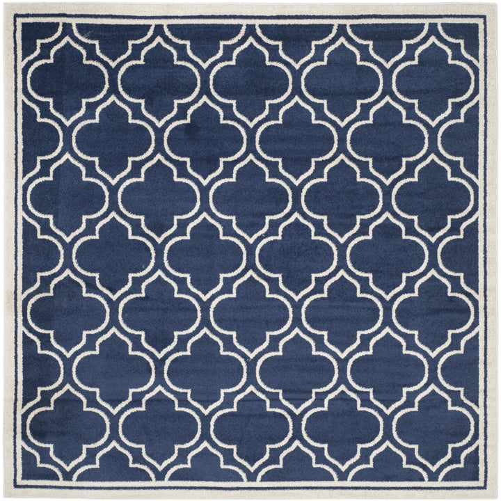 SAFAVIEH Amherst Collection AMT412P Navy / Ivory Rug Image 6