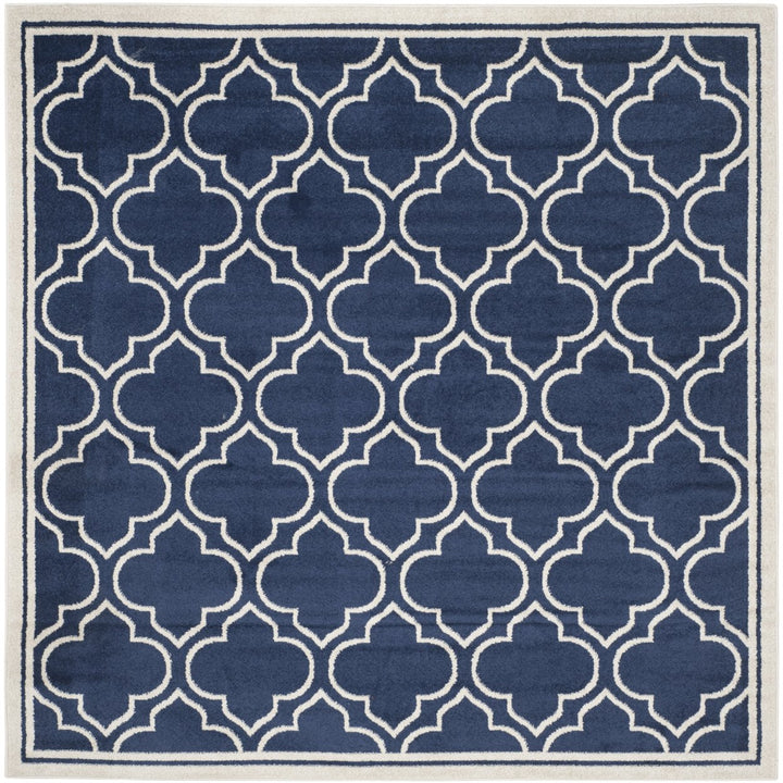 SAFAVIEH Amherst Collection AMT412P Navy / Ivory Rug Image 1