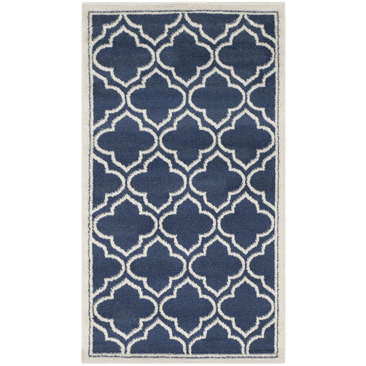 SAFAVIEH Amherst Collection AMT412P Navy / Ivory Rug Image 8