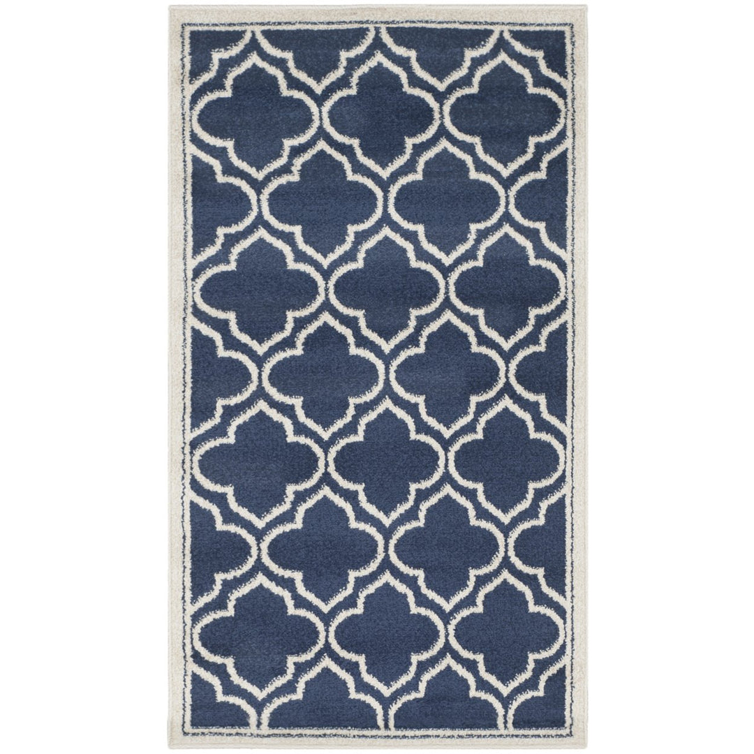 SAFAVIEH Amherst Collection AMT412P Navy / Ivory Rug Image 1