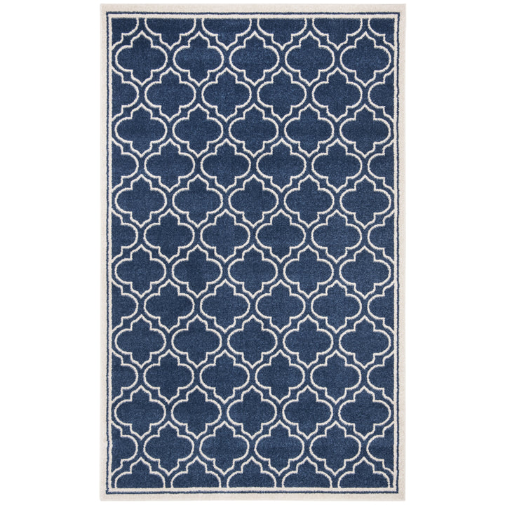 SAFAVIEH Amherst Collection AMT412P Navy / Ivory Rug Image 10