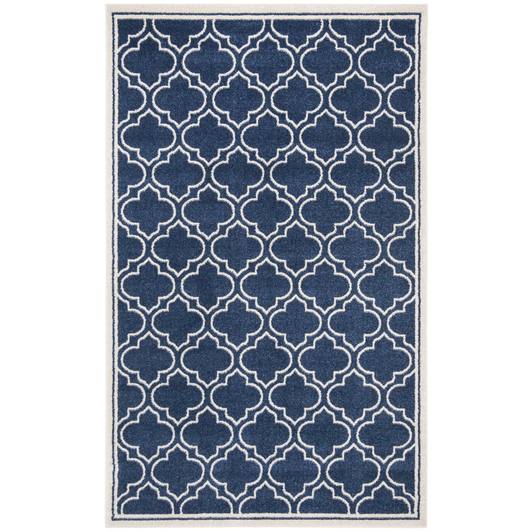 SAFAVIEH Amherst Collection AMT412P Navy / Ivory Rug Image 1