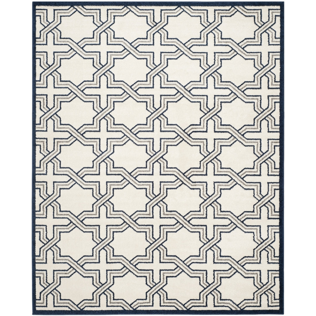 SAFAVIEH Amherst Collection AMT413M Ivory / Navy Rug Image 1