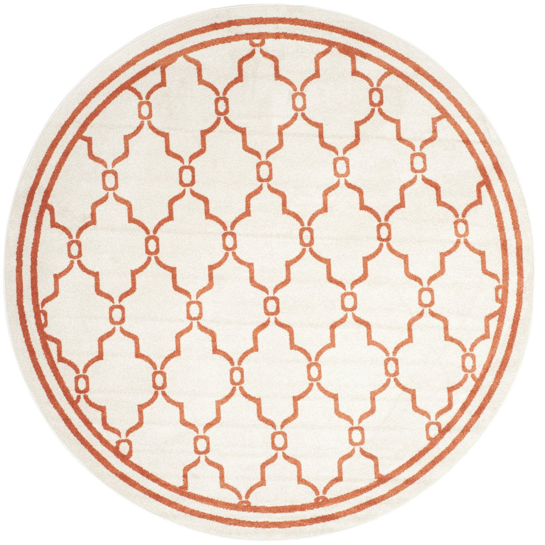 SAFAVIEH Amherst Collection AMT414F Beige / Orange Rug Image 1