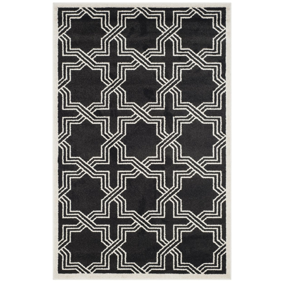 SAFAVIEH Amherst Collection AMT413G Anthracite/Ivory Rug Image 1