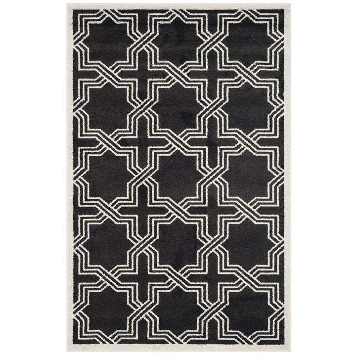 SAFAVIEH Amherst Collection AMT413G Anthracite/Ivory Rug Image 1