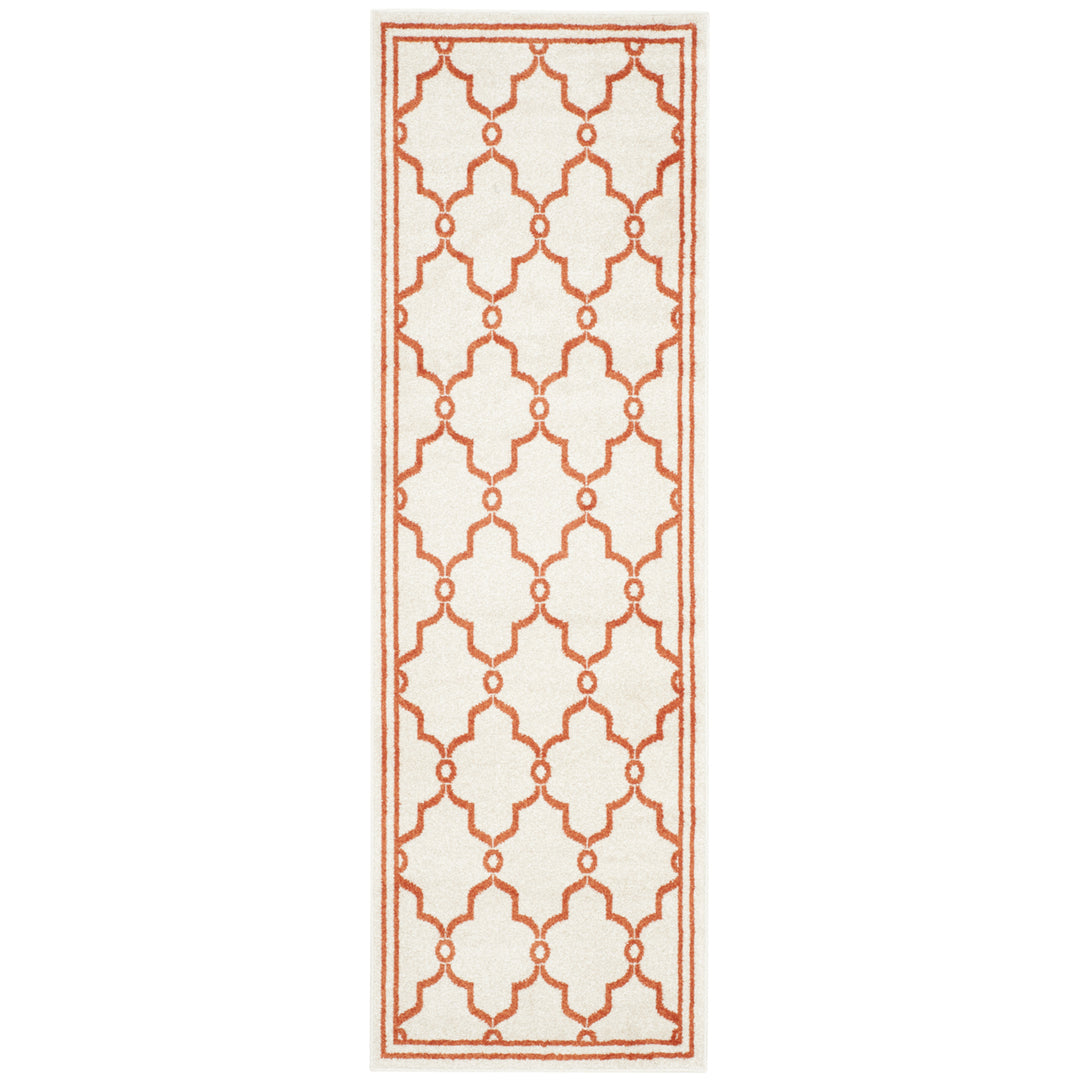 SAFAVIEH Amherst Collection AMT414F Beige / Orange Rug Image 5