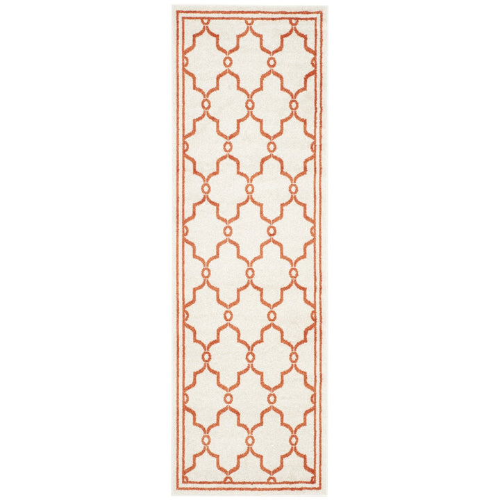 SAFAVIEH Amherst Collection AMT414F Beige / Orange Rug Image 1