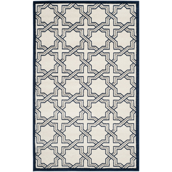 SAFAVIEH Amherst Collection AMT413M Ivory / Navy Rug Image 10