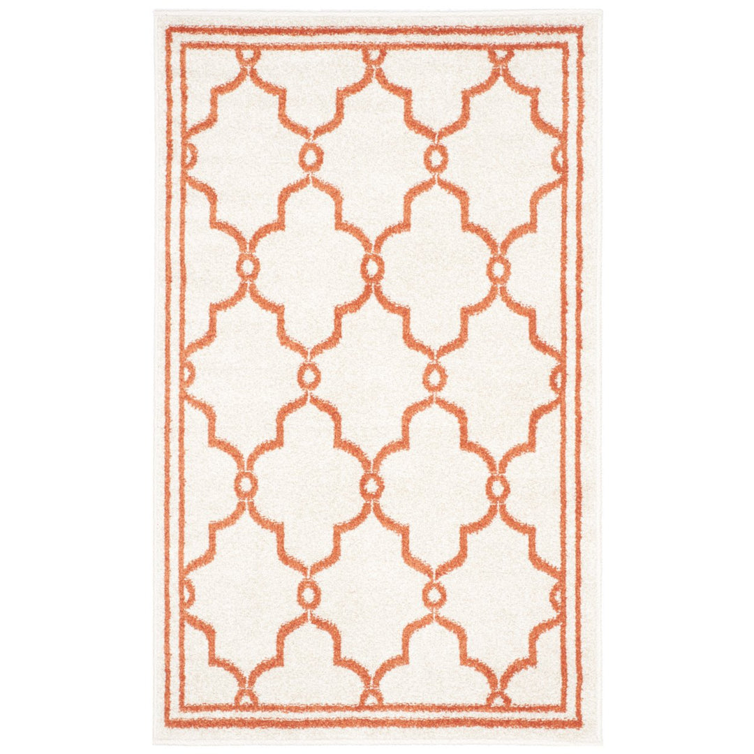 SAFAVIEH Amherst Collection AMT414F Beige / Orange Rug Image 9