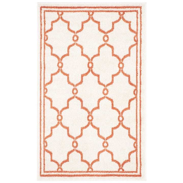 SAFAVIEH Amherst Collection AMT414F Beige / Orange Rug Image 9