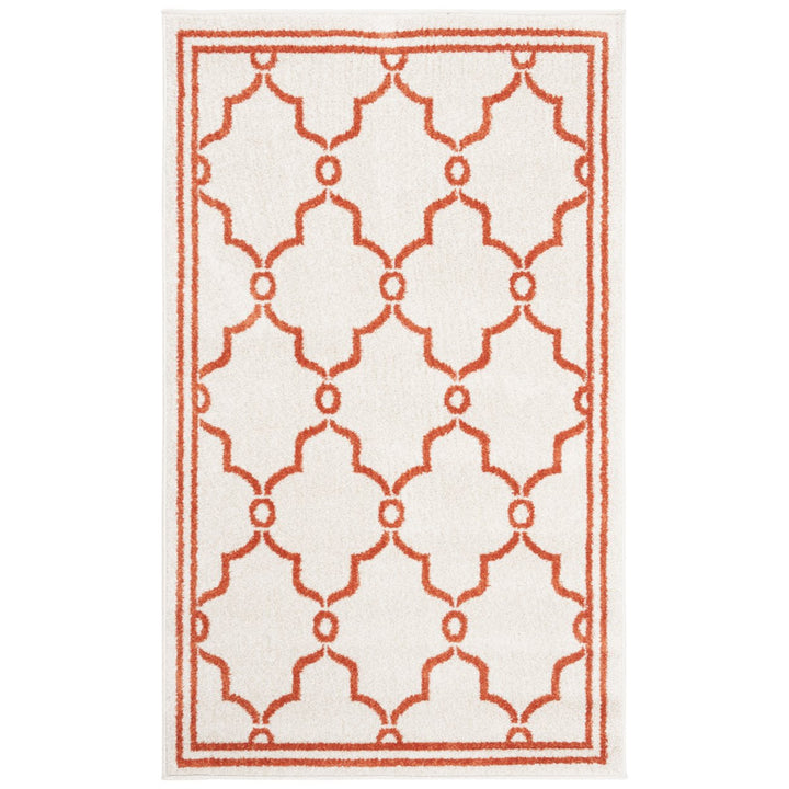 SAFAVIEH Amherst Collection AMT414F Beige / Orange Rug Image 1