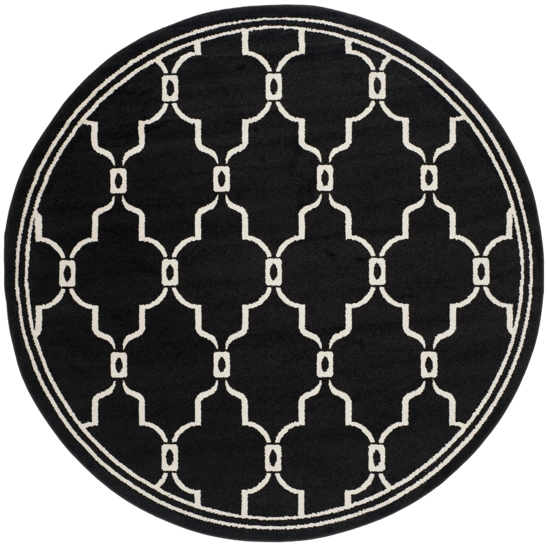 SAFAVIEH Amherst Collection AMT414G Anthracite/Ivory Rug Image 4