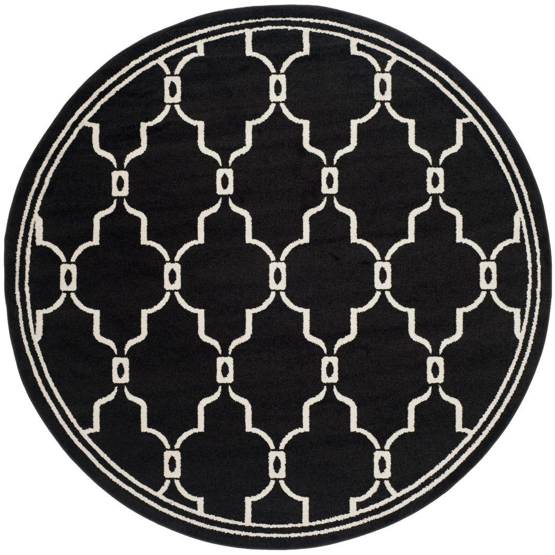 SAFAVIEH Amherst Collection AMT414G Anthracite/Ivory Rug Image 1