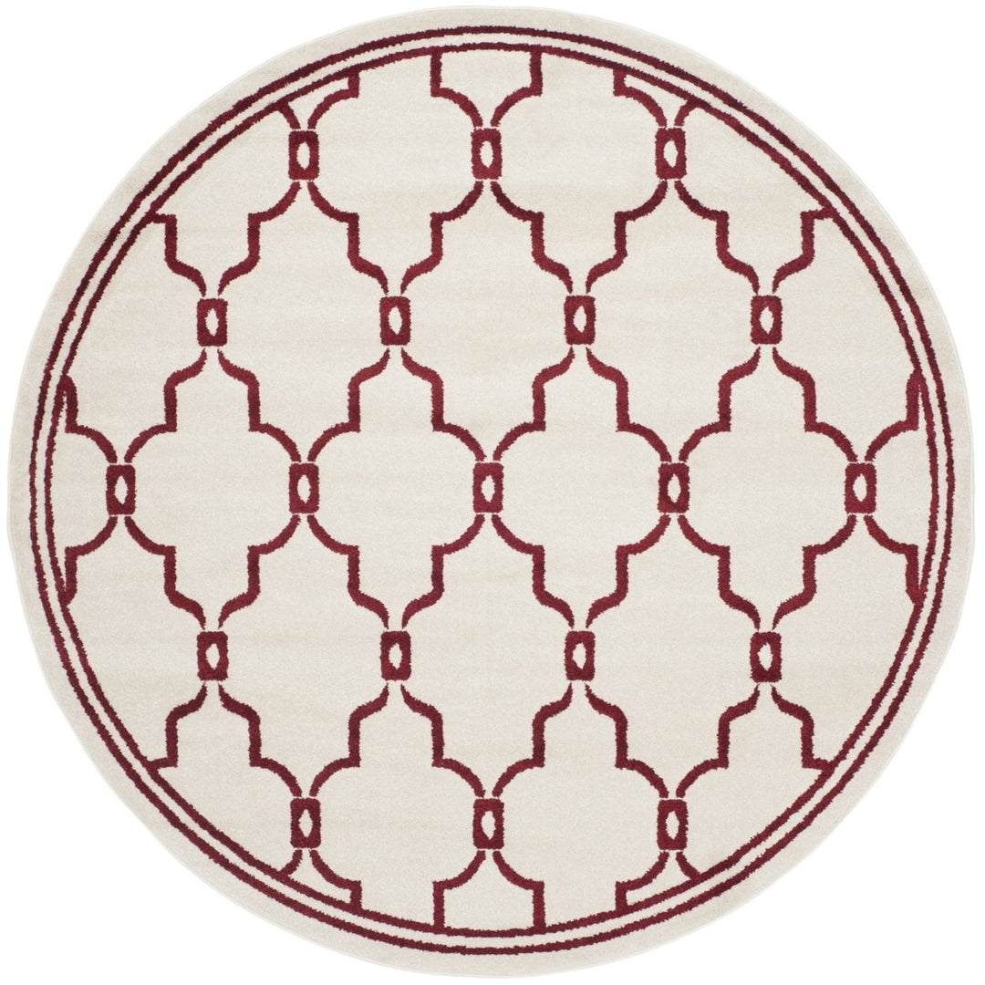 SAFAVIEH Amherst Collection AMT414H Ivory / Red Rug Image 4