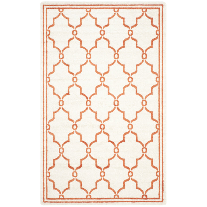 SAFAVIEH Amherst Collection AMT414F Beige / Orange Rug Image 11