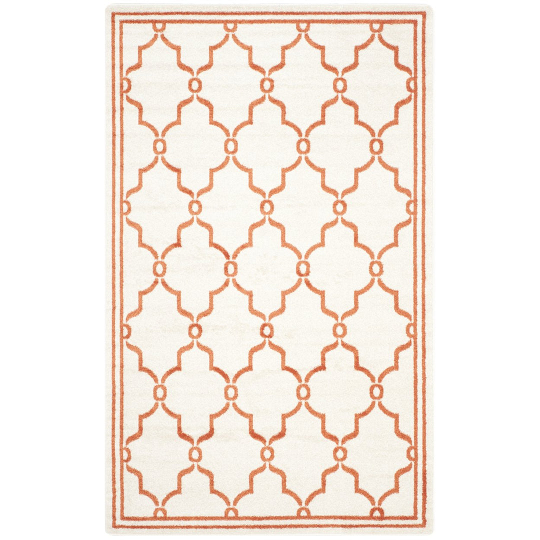 SAFAVIEH Amherst Collection AMT414F Beige / Orange Rug Image 1