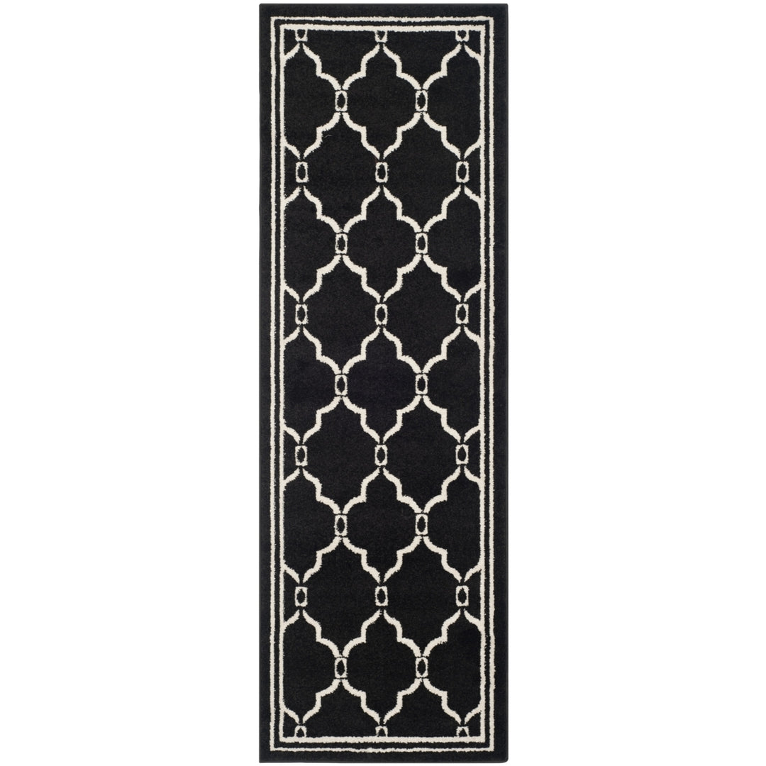 SAFAVIEH Amherst Collection AMT414G Anthracite/Ivory Rug Image 5