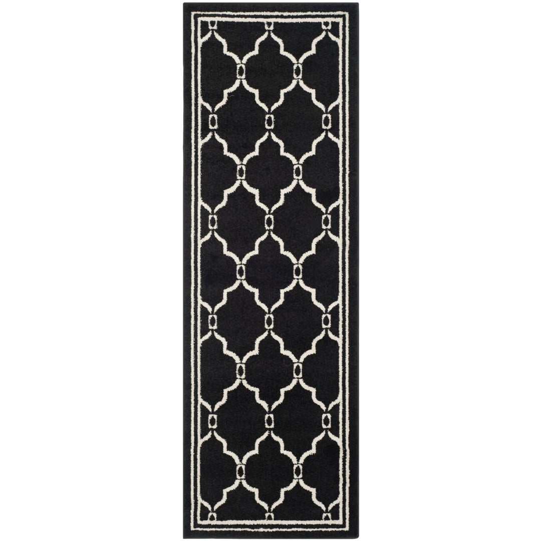 SAFAVIEH Amherst Collection AMT414G Anthracite/Ivory Rug Image 1