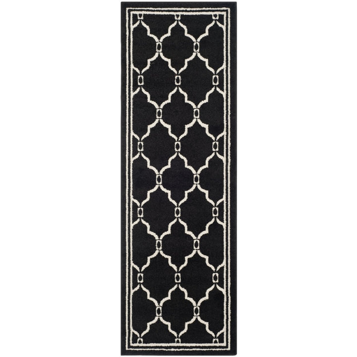 SAFAVIEH Amherst Collection AMT414G Anthracite/Ivory Rug Image 1