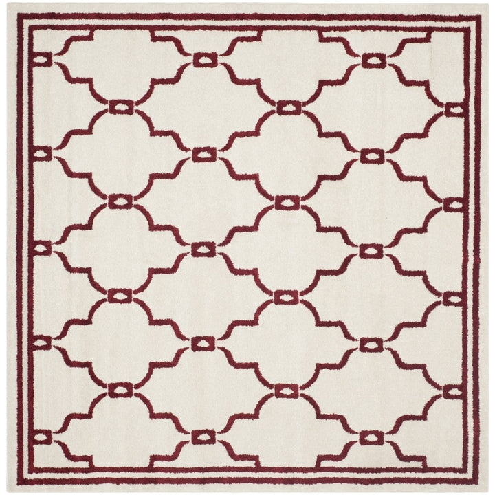 SAFAVIEH Amherst Collection AMT414H Ivory / Red Rug Image 6