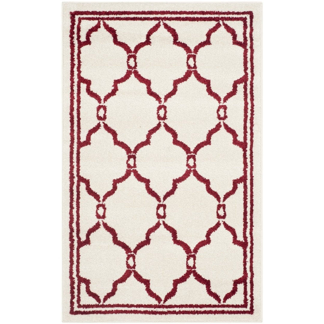 SAFAVIEH Amherst Collection AMT414H Ivory / Red Rug Image 8