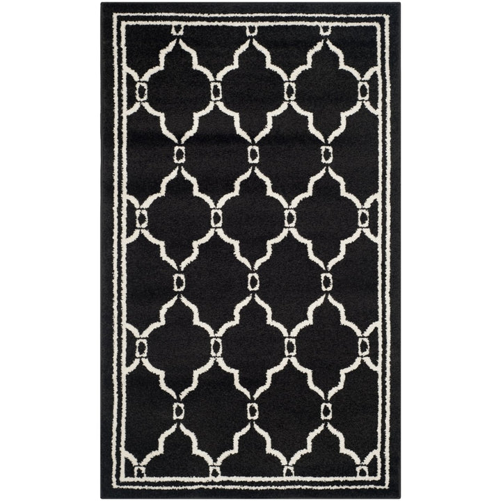 SAFAVIEH Amherst Collection AMT414G Anthracite/Ivory Rug Image 1