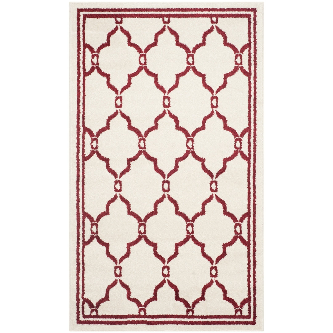 SAFAVIEH Amherst Collection AMT414H Ivory / Red Rug Image 9