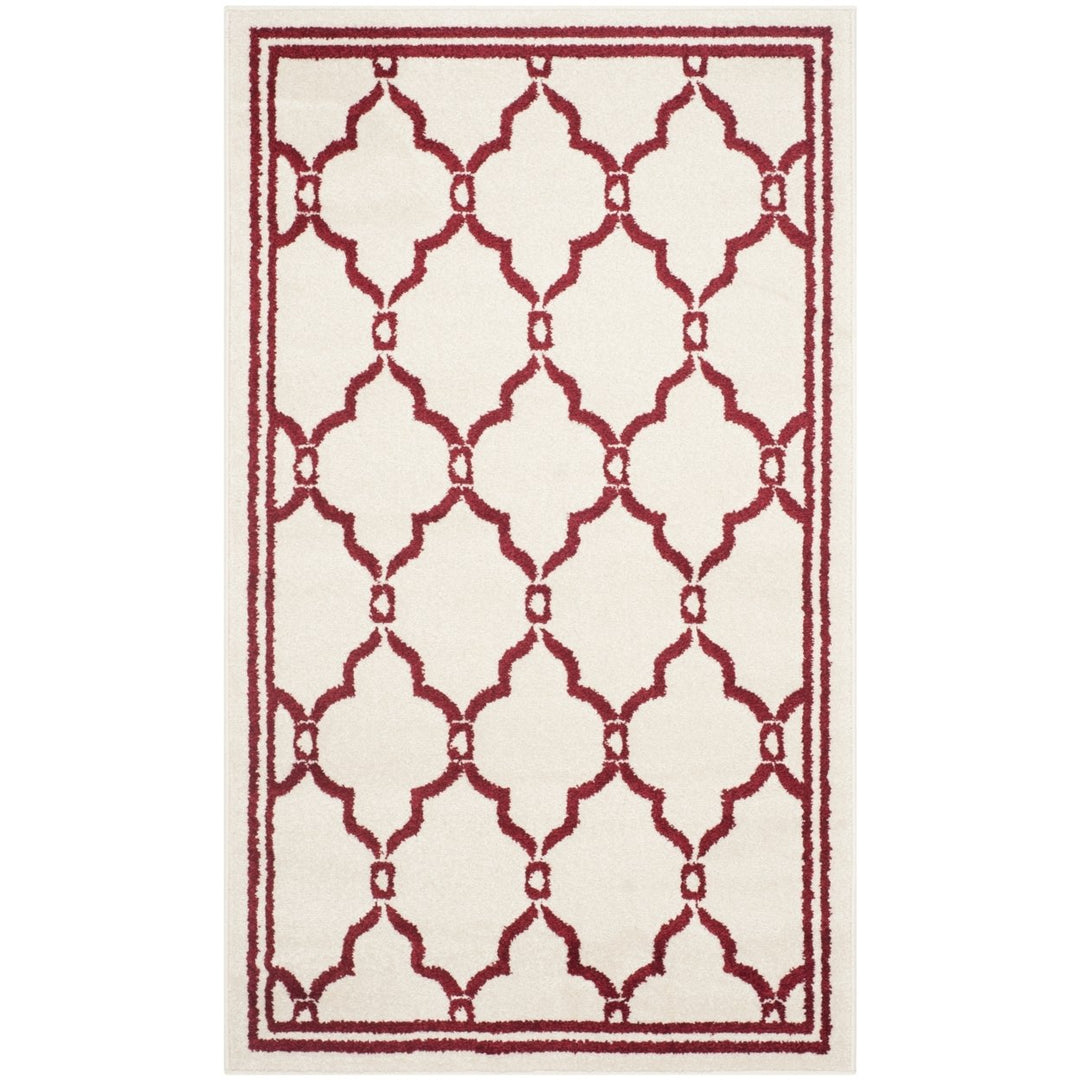 SAFAVIEH Amherst Collection AMT414H Ivory / Red Rug Image 1