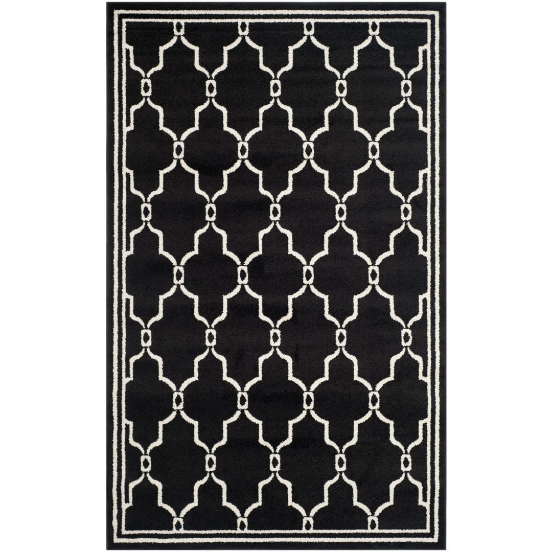 SAFAVIEH Amherst Collection AMT414G Anthracite/Ivory Rug Image 1