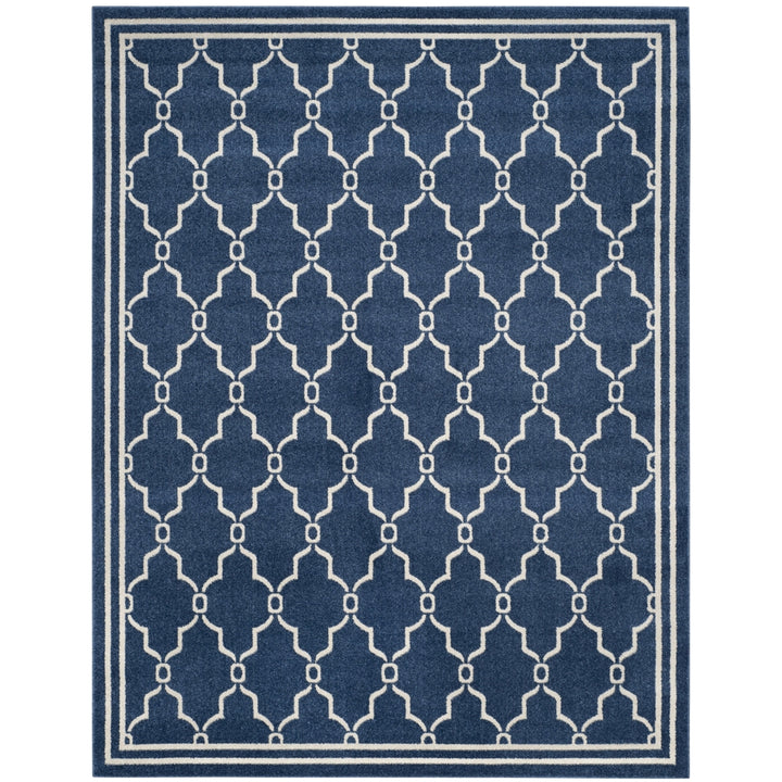 SAFAVIEH Amherst Collection AMT414P Navy / Beige Rug Image 1