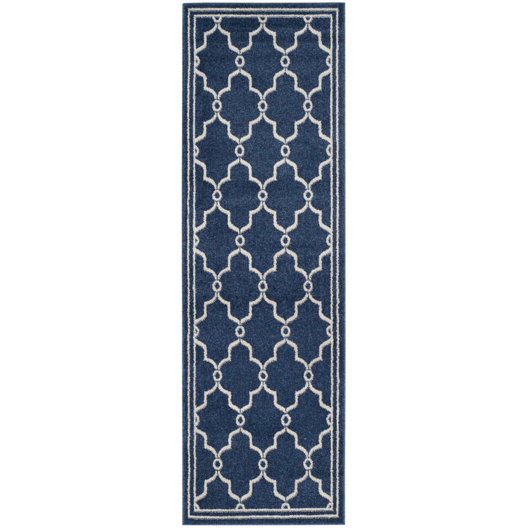 SAFAVIEH Amherst Collection AMT414P Navy / Beige Rug Image 5